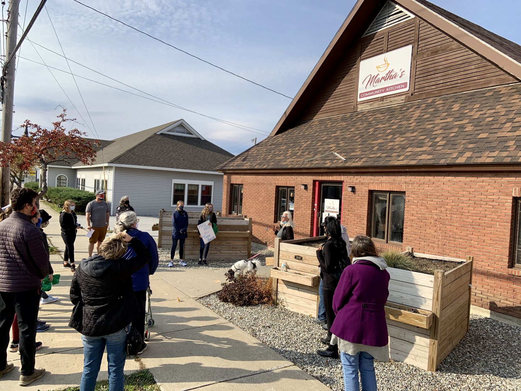Students at Martha's Kitchen